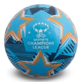 UEFA Officially Licensed Womens Champions League Game Ball – 9 Inch PVC Flyaway Merchandise, Inflatable to 9 inches