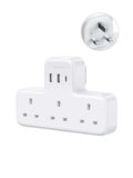 UGREEN 6-in-1 Plug Extension Socket 2990W Max 3 AC Outlets, with 3 USB Slots PD 30W Ugreen /FBA