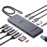 UGREEN Laptop Docking Station Triple Display (2x HDMI DP), 12-in-1, 100W PD – Sold by UGREEN GROUP LIMITED UK / FBA