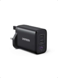 UGREEN USB C Charger 65W GaN Fast Charger 3-Port PD Charger UK Plug Compact Travel Adapter – Sold by UGREEN GROUP LIMITED UK / FBA