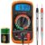 ULTRICS Digital Multimeter, Voltmeter Ammeter Ohmmeter Circuit Checker with Backlight LCD Test Leads, Portable Multi Tester Measures OHM AC DC Voltage Current Resistance Continuity Diodes Transistor