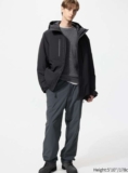 UNIQLO Mens Warm Lined Water-Repellant Trousers, Longer – Grey XL Olive S – Free Click & Collect