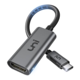USB C to HDMI 4K Adapter, Aluminum & Nylon Converter