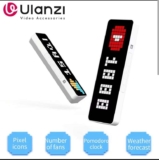 Ulanzi TC001 Smart Pixel Clock Youtube Followers Weather Forecast Function Pixelated Message Display – with code – VideoGear Store