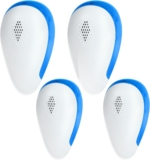 Ultrasonic Pest Repeller, 4 Pack Powerful Mouse Repellent Plug-In Pest Control, Effective Against Indoor Multi-Insect Control, Mosquitoes