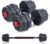 Umbro 20kg 2-in-1 Adjustable Dumbbell Set with Barbell W/Code – Free Click & Collect