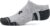 Under Armour UA Performance Tech Unisex No Show Socks – 3 Pack – Mod Grey/White – Size L-XL