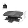 Under-Desk Footrest Height Angle Tilt Anti-Slip Pads Circulation Relief