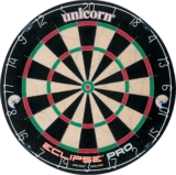 Unicorn Dartboard Darts Board Eclipse Pro/Eclipse Pro 2 Flat Profile Number Ring Championship Quality Sisal Bristle Staple-Free Construction
