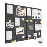 Uoisaiko Large Cork Pin Board 120x90cm with Self-Adhesive Tape