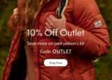 Up to 70% off the Outdoor clothing Sale Extra 10% off with Code Free Delivery for Members