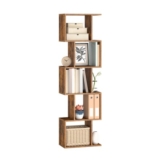 VASAGLE 6-Tier Bookshelf Room Divider Rustic Brown 24x40x159cm
