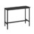 VASAGLE Bar High Table, Ebony Black Steel Frame, 40x120x90 Cm