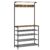 VASAGLE Clothes Rack, Hallway Tree with Shoe Storage, 5 Tier Shoe Rack