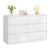 VASAGLE Kailyn 6-Drawer Chest, Snow White