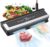 Vacuum Sealer Machine, 85KPA Automatic Food Sealer for UK Kitchen, 5-in-1 Dry & Wet Food Vacuum Sealer with Built-in Cutter, Includes 5 Vacuum Bags, Longer Food Freshness for Household & Camping