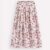 Valentina Linen Skirt Ivory, Bloom Scatter – w/Code