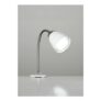 ValueLights Huey Single White Clip on LED Lamp