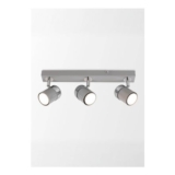 ValueLights Rosie 3 Way Straight Bar Spot Light Chrome