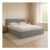 Vanita Upholstered Ottoman Storage Bed Frame Light Grey