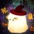 Vibbang Ghost Silicone Lamp, Creative Wizard Silicone Light, Rechargeable Night Lamp, Halloween Ghost Night Light, Cute Night Light for Kids, Funny Room Decor Halloween Gifts
