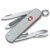 Victorinox Classic Alox Swiss Army Knife, Camping Knife, Small, Multi Tool, 5 Functions, Scissors, Nail File, Silver