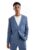 Viggo Santos Jacket in Waffle in Stone Blue Co-ord, EU 36