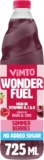 Vimto Wonderfuel Squash No Added Sugar Vitamins B, C & D Iron & Zinc 725ml – S&S £1.19