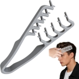 Volumising Styling Comb for Men & Women – Root Lift Texturising Hair Brush with 10 Teeth for Fringe Volume & Part Line Cover, mooth Styling for Volume and Grooming Accessory Seam Covering Bangs Hairdr