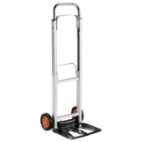 VonHaus Sack Truck Folding Hand Trolley – Industrial Aluminium 90kg Folding Sack Barrow for Convenient Lifting & Moving