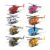 VorPrillynt 8-Piece Toy Helicopter Playset for Kids