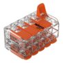 WAGO 221-420 Compact Splicing Connector, max. 4 mm², 10-conductor with levers, (Pack of 15)