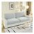 WEYOND Chenille Stretch Sofa Covers, 2-Piece, Non-Slip, Light Grey