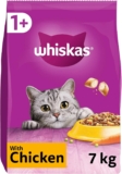 WHISKAS Adult Dry Cat Food 7kg with Chicken
