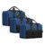 WINHUNT 3-Pack 12-Inch Tool Bags, Wide Mouth, 5 Pockets