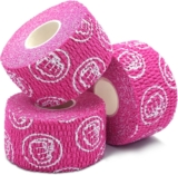 WOD Nation Weightlifting Hook Grip Tape -Long Sticky, Comfortable & Stretchy Athletic Tape for Weight Lifting forCrossfit and Cross Training – Thumb, Hand & Finger Protection