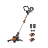 WORX WG163E 18V (20V MAX) Cordless Grass Trimmer With Command Feed And 2 Batteries Strimmer Line Strimmers Edge