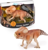 WOW STUFF Jurassic World Rebirth Dolores Deluxe Puppetronic Life-Size Interactive Baby Aquilops with 30 Sounds & Movements 39cm Long Ultra-Realistic Animatronic Dinosaur Toy Touch-Activated Ages 8