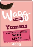 Wagg Yumms Liver Dog Treats 400g (Pack of 5) – Oven Baked