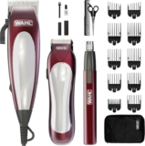 Wahl Complete Grooming Set Hair Clipper, Beard Trimmer & Personal Nose Hair Remover for Men Corded Hair Cutting Kit