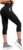 Walifrey High Waisted Capri Leggings for Women UK with Pockets 3/4 Length Opaque Gym Leggings for Yoga Workout