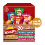 Walkers Classic Variety Multipack Crisps Box 20x25g