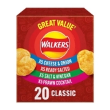 Walkers Classic Variety Multipack Crisps Box 20x25g (£3.15/£2.98 S&S)