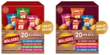 Walkers Classic/Meaty Variety Multipack Crisps Box 20x25G