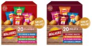 Walkers Classic/Meaty Variety Multipack Crisps Box 20x25G