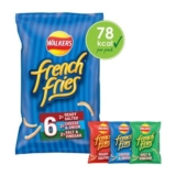 Walkers French Fries Variety Multipack Snacks Crisps 6 X 18g
