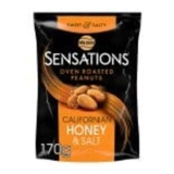 Walkers Sensations Honey & Salt Roasted Sharing Peanuts170g
