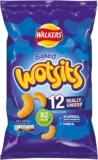 Walkers Wotsits Really Cheesy Multipack Snacks Crisps 12×16.5g