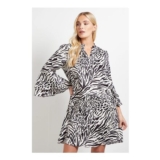 Wallis Petite Printed Ruffle Sleeve Shift Dress