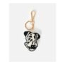 Walter the Dog Beaded Keyring